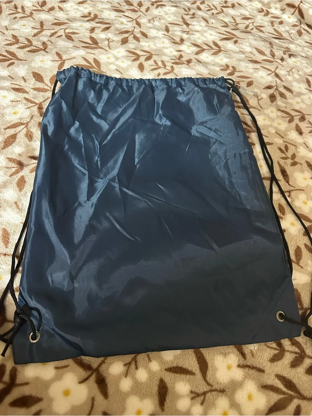 Disney Mickey Mouse Navy with Black  Drawstring Backpack